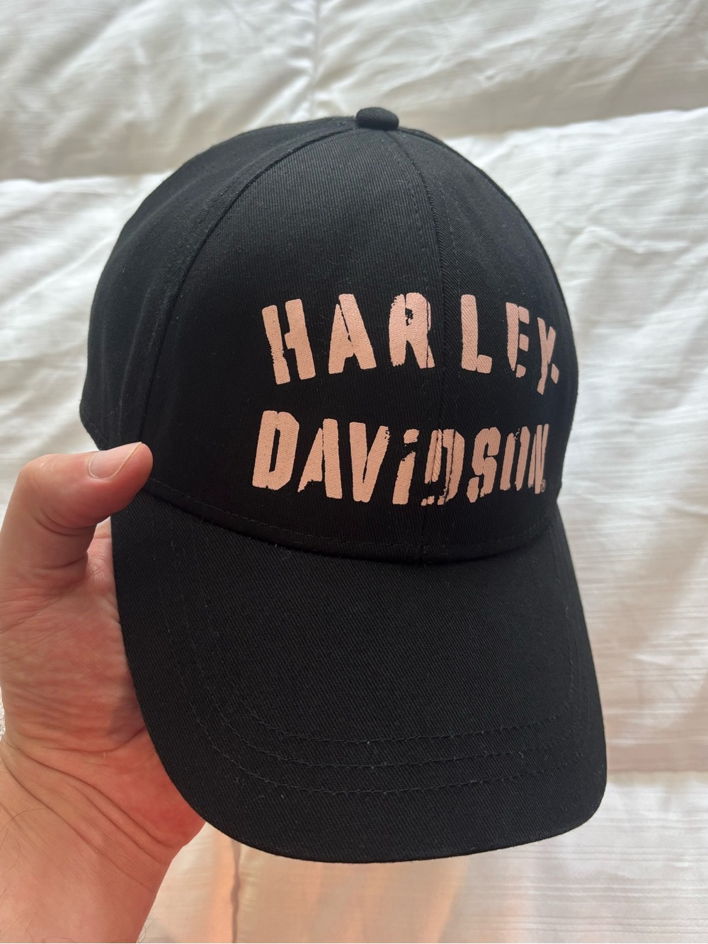 Harley-Davidson Spellout Black Hat OSFA